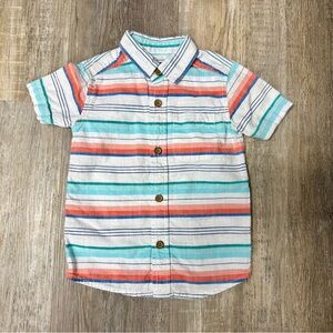 The Children's Place Multicolor Striped Button Down Shirt